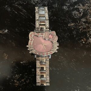 Sanrio Pink and Silver Hello Kitty Watch